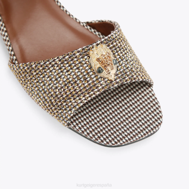 Kurt Geiger niños sandalias kensington mini londres 2LPR480 | calzados oro